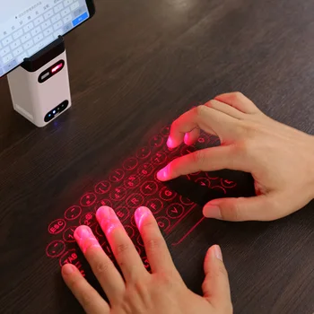 Виртуальная лазерная клавиатура Портативная беспроводная проекционная мини-клавиатура для компьютера Мобильный смартфон с функцией мыши