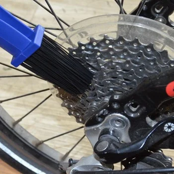 Пластиковая велосипедная щетка для чистки цепи мотоцикла, щетка для чистки зубчатых колес, щетка для чистки наружных поверхностей, Скрубберный инструмент