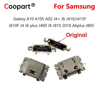 10 шт. зарядное Устройство Порт Зарядки Док-станция для Samsung Galaxy A10 A105 A02 J4 + J6 J410/415F J610F J4 J6 plus J400 J8 J810 2018 A6plus J805