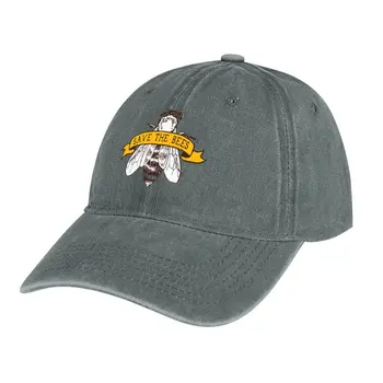 Спасите пчел! Ковбойская шляпа шляпа дерби Модная пляжная роскошная кепка Кепки для женщин мужские