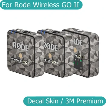 Для RODE Wireless Go II Наклейка На Кожу Виниловая Пленка Для Обертывания Микрофона Защитная Наклейка Для корпуса WirelessGoII WirelessGo 2 М2
