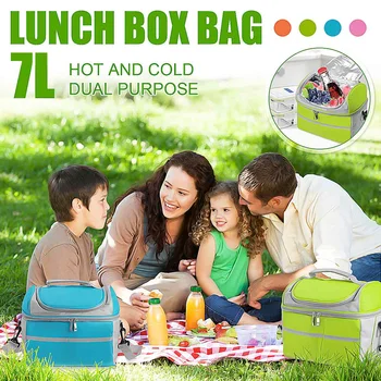 Изолированный Ланч-бокс, Складные сумки для пикника, упаковка для фаст-фуда, Корзина для покупок, сумки для хранения школьных продуктов, коробка-холодильник, Коробка для хранения