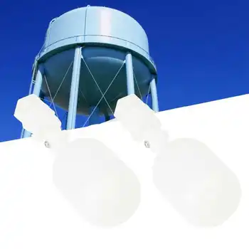 2шт G3 / 8-дюймовый полиэтиленовый Поплавковый шаровой кран с автоматическим контролем уровня воды для подачи воды в резервуар для воды в башне