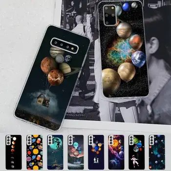 Yinuoda Sky Space Планета Луна Звезды Чехол для телефона Samsung S21 A10 для Redmi Note 7 9 для Huawei P30Pro Honor 8X 10i чехол