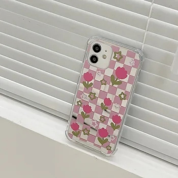Чехол для мобильного телефона Apple iphone14 13pro 12 11 x xr, стильный зеркальный чехол в виде цветка