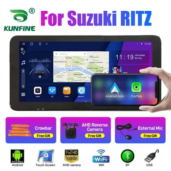 10,33 Дюймов Автомобильный Радиоприемник Для Suzuki RITZ 2Din Android Восьмиядерный Автомобильный Стерео DVD GPS Навигационный Плеер QLED Экран Carplay