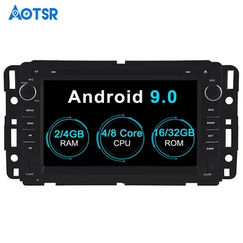 Aotsr Android 9,0 GPS Навигация Автомобильный DVD-плеер Для GMC Yukon Tahoe 2007-2012 Мультимедийный Магнитофон Bluetooth 4G + 32G 2G + 16G