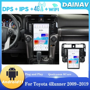 13,6-дюймовый Android 11 для Toyota 4Runner 2009-2019 Автомобильный стерео радио Мультимедийный плеер Carplay GPS Навигационное головное устройство