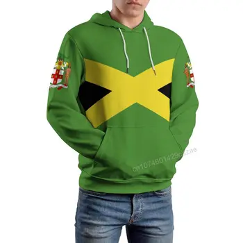 Ямайка, эмблема Ямайки, флаг страны, 3D толстовка с капюшоном, полиэстер, крутая мужская женская толстовка в стиле харадзюку, повседневный пуловер Унисекс, толстовки