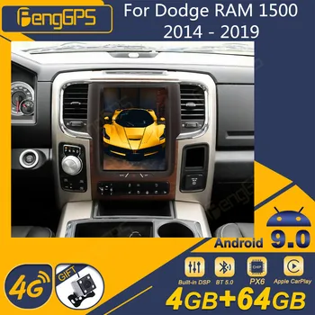 Для Dodge RAM 1500 2014-2019 Tesla Экран Android Автомагнитола 2Din стереоприемник Авторадио Мультимедийный DVD-плеер GPS Навигатор