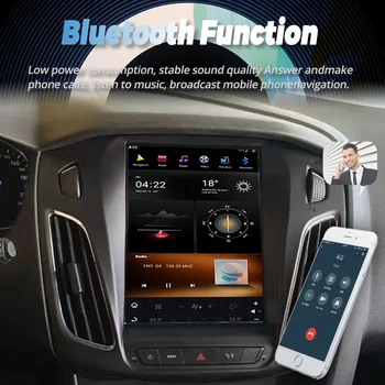 8 гб ОЗУ 128 ГБ ПЗУ Экран Android 11 Tesla для Ford Focus Mk 3 2011-2019 Автомобильный радиоприемник, мультимедийный стереовидеоплеер, GPS Carplay