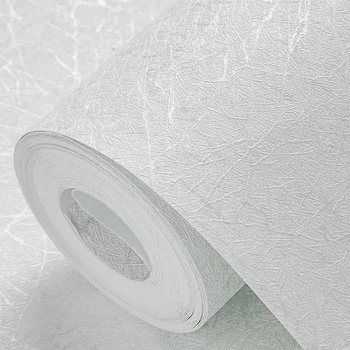 Белые самоклеящиеся шелковые обои в рулоне из ПВХ-винила, простые серебристо-серые контактные обои для стен гостиной, спальни, домашнего декора.
