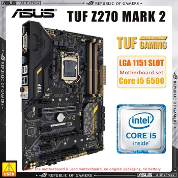 Материнская плата ASUS TUF Z270 MARK 2 оснащена процессором Core i5 6500 и поддерживает 4 модуля DDR4 DIMM объемом 64 ГБ 2 порта M.2 HDMI