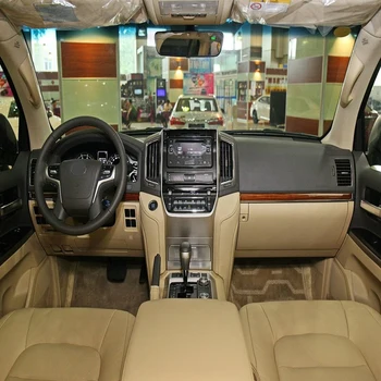 Для Toyota Land Cruiser Prado Gen, Мягкое карбоновое волокно, панель управления стеклоподъемником, Воздуховыпускное отверстие, аксессуары для салона автомобиля