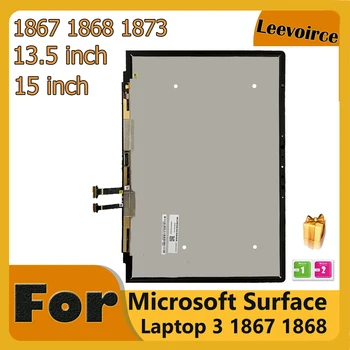 13,5 15-дюймовый ЖК-дисплей Для Microsoft Surface Laptop 3 1867 1868 1873 ЖК-дисплей С Сенсорным Экраном Digitizer Ремонт Для Surface Laptop 3