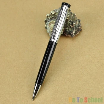 Шариковая ручка Baoer Black & Silver для письма BR202