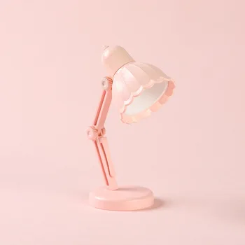 Креативный мини-книжный светильник, настольная лампа, Маленький ночник для спальни, мини-книжный зажим, Теплый свет, защита глаз