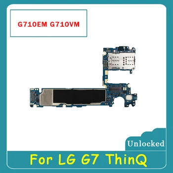 Разблокировка Для LG LG G7 ThinQ G710EM G710VM G710EAW G710UL M G710EMW G710PM G710N Материнской платы, логической платы Для LG G7 ThinQ Материнской платы