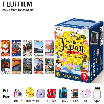 Новая пленка Instax Mini Japan 10-30 листов для фотоаппаратов Fujifillm Instant Mini 11, 9, 8, 7s для принтера SP-1/2 (срок годности: 2024)
