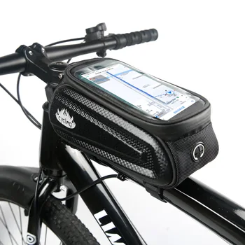 Велосипедная сумка с жестким корпусом, сумка для передней балки, сумка для верхней трубки, сумка для защиты от брызг, сумка для мобильного телефона, Велосипедное снаряжение, аксессуары для велосипедов