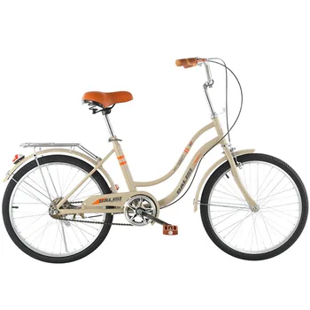 Ретро-велосипед для взрослых, износостойкий, нескользящий, из углеродистой стали, для поездок на работу, для студентов, для улицы, 22 дюйма, 24 дюйма