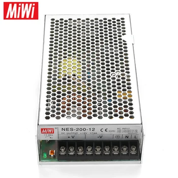 Одобренный MiWi CE светодиодный Импульсный источник питания 110V 115V 220V 230VAC-24V 200W NES-200-24