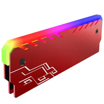 Жилет Охлаждения памяти для Jonsbo NC-1 RGB Light С Изменяющимся Цветом Радиатора Оперативной памяти CPU Cooler Радиатор Теплоотвода для компьютера