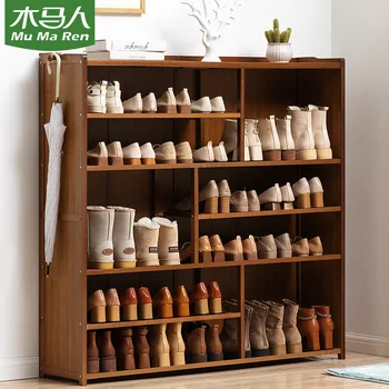 Простая стойка для обуви, пылезащитный стеллаж для хранения, многослойная дверь, домашний обувной шкаф, экономичный обувной шкаф, подставка для обуви, органайзеры для обуви