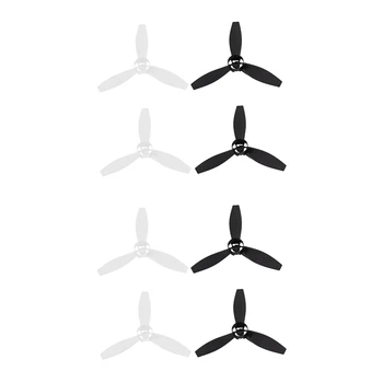 8 Пропеллеров, реквизит, Запасные части, лопасти для дрона Parrot Bebop 2, черный, белый цвет