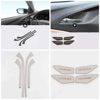Для Chevrolet Cavalier ONIX 2019 2020 2021 Аксессуары LHD Внутренняя сторона Дверной ручки автомобиля, Накладка крышки чаши, Управление переключателем окна