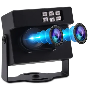 Веб-камера ELP Full HD 1080P с цветным моно-модулем USB с двойным выходом HDR и USB-камерой для распознавания лиц, биологического обнаружения