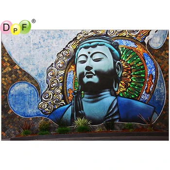 DPF DIY Цвет Будды 5D рукоделие алмазная живопись вышивка крестом домашний декор алмазная мозаика полная квадратная алмазная вышивка
