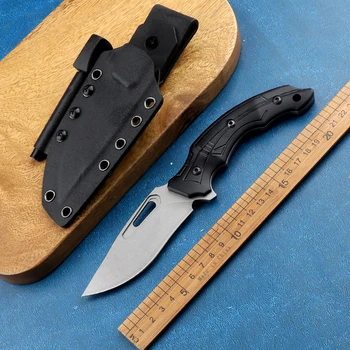 Открытый тактический 61HRC D2 Blade Нож с фиксированным лезвием Jungle Craft Прямой нож для охоты и кемпинга EDC Инструмент