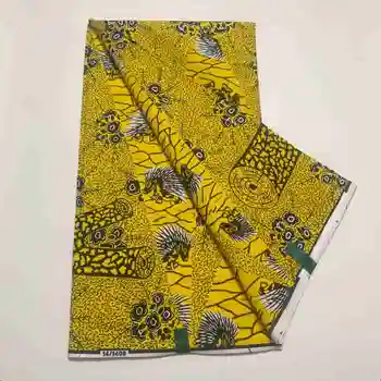 100% Хлопок, высококачественная ткань с гарантированными Настоящими Африканскими восковыми принтами, Ткань Анкара Батик, Восковая ткань в Нигерийском стиле