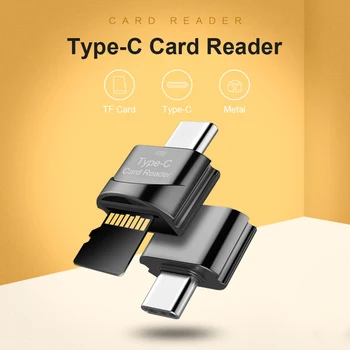 Устройство чтения карт USB 3.1 Type C Портативный USB-C TF Micro SD OTG адаптер Устройство чтения карт памяти Type-C для Samsung PC Macbook