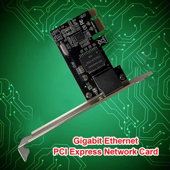 Сетевая карта 10/100/1000 Мбит /с Gigabit Ethernet PCI Express Сетевая карта RJ45 LAN Адаптер PCIe Конвертер для настольных ПК Драйвер Бесплатно