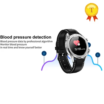 2019 Мужские IP68 Водонепроницаемые Смарт-часы ECG smart band Пульсометр Фитнес-Трекер точное кровяное давление Спортивные Смарт-часы