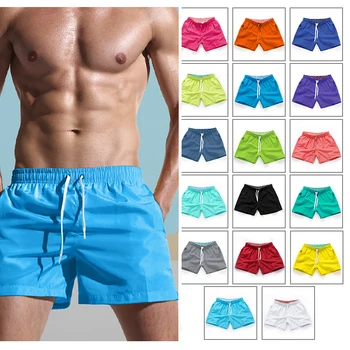 Однотонные шорты Cody Lundin для фитнеса, повседневные летние пляжные шорты, короткие мужские тактические брюки с карманами