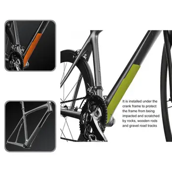 Накладка на велосипедную раму Прочно прилипает к ПВХ противоскользящей защитной накладке на велосипедную раму Наклейка на велосипедную раму для MTB