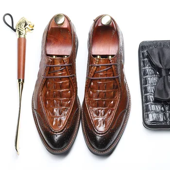 Бесплатная доставка, мужские модельные туфли из натуральной кожи, Италия, роскошный дизайн, свадебные туфли с острым носком, деловая повседневная обувь 2022 Новинка