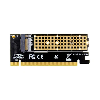 M.2 NVMe SSD NGFF Для PCIE X16 Адаптер M Key Интерфейсная карта Поддержка PCI-e PCI Express 3.0 2230-2280 Размер M.2 M2 Pcie Адаптер