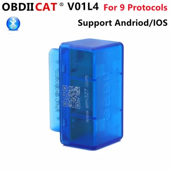Самый продаваемый Супер Мини ELM327 V2.1 Bluetooth OBD2 Автоматический Диагностический Интерфейс ELM 327 Bluetooth Автоматический Сканер кода OBD2