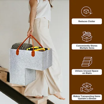 Женские войлочные сумки для покупок, L-образная лестница, дизайнерская сумочка, многофункциональная продуктовая сумка, сумка для покупок, сумки для хранения детских игрушек