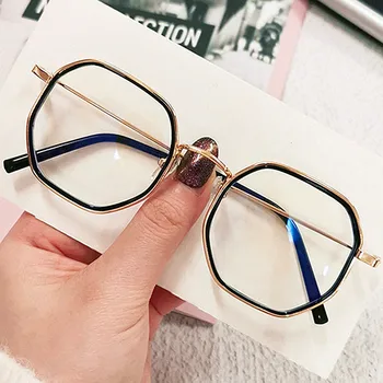 Новые тенденции Офисные очки с защитой от синего света, компьютерные женские очки с синей блокировкой, игровая оправа для очков для мужчин большого размера