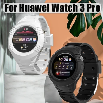 Для Huawei Watch 3 Pro Ремешок Силиконовый Сменный Ремешок Для Huawei watch GT 3 46 мм ремешок Спортивный браслет для huawei watch 3 Ремешок