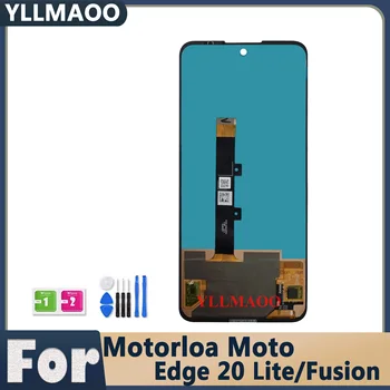 Оригинал Для Motorola Moto Edge 20 Lite XT2139-1 ЖК-дисплей С Сенсорным Экраном, Дигитайзер В Сборе, Замена для Motorola Edge 20 Fusion