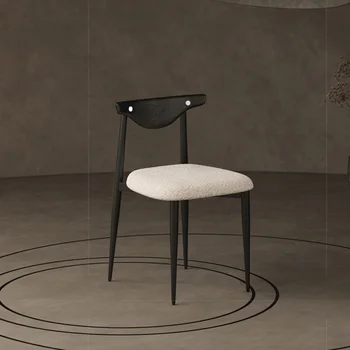 Комод Деревянный Обеденный стул в скандинавском стиле Спальня Кухня Салон Дизайнерский Обеденный стул для вечеринок Современная Роскошная Мебель Cadeira для дома WK50DC