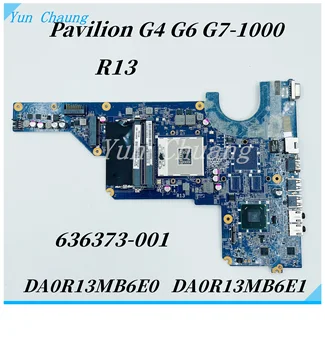 636373-001 DA0R13MB6E0 Материнская Плата DA0R13MB6E1 Для HP Pavilion G4-1000 G6-1000 G7-1000 R13 Материнская Плата Ноутбука HM65 DDR3 100% Тест