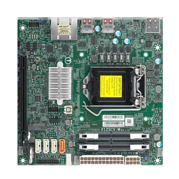 X12SCV-W ДЛЯ процессора Supermicro 10-го поколения LGA-1200 i9/i7/i5/i3 PIN W480E DDR4-2933MHZ Хорошо протестирован перед отправкой