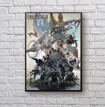 Final Fantasy 12 Видеоигра Холст Плакат Домашняя настенная живопись Украшение (без рамки)